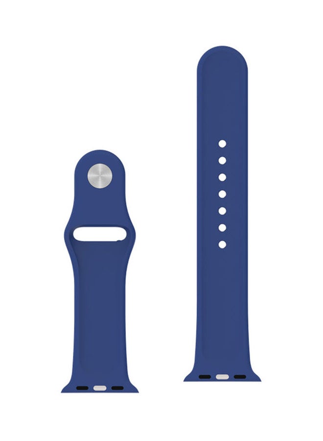 BeHello - Silicone Strap For Apple Watch 42/44mm Blue - Image 1