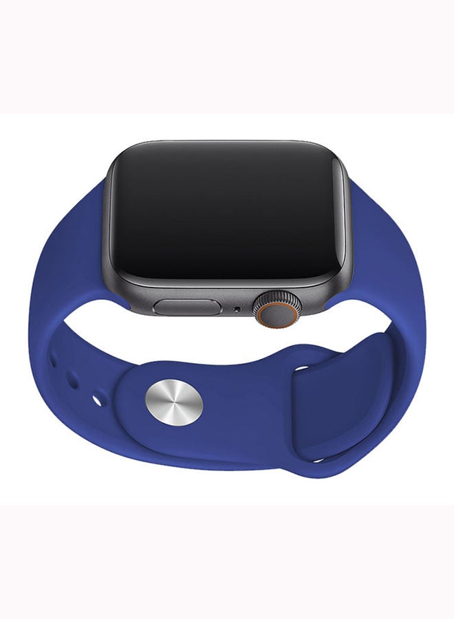 BeHello - Silicone Strap For Apple Watch 42/44mm Blue - Image 1