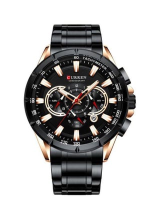 Men's Water Resistant Chronograph Watch 8363 - 48 mm - Black - v1670948945/N36057033A_1