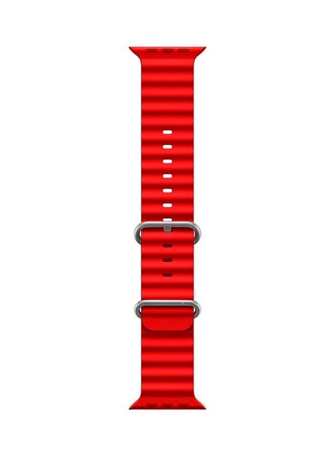 MARGOUN - 3Pack for Apple Watch Ocean Band 41mm 40mm 38mm Soft Silicone Loop Strap for iWatch Series 8/7/SE/6/5/4/3/2/1 Yellow/Red/Black - Image 1