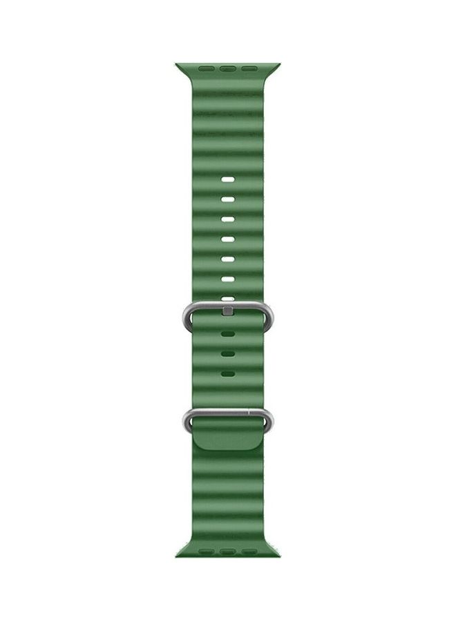 MARGOUN - 3Pack for Apple Watch Ocean Band 41mm 40mm 38mm Soft Silicone Loop Strap for iWatch Series 8/7/SE/6/5/4/3/2/1 Yellow/Orange/Green - Image 1