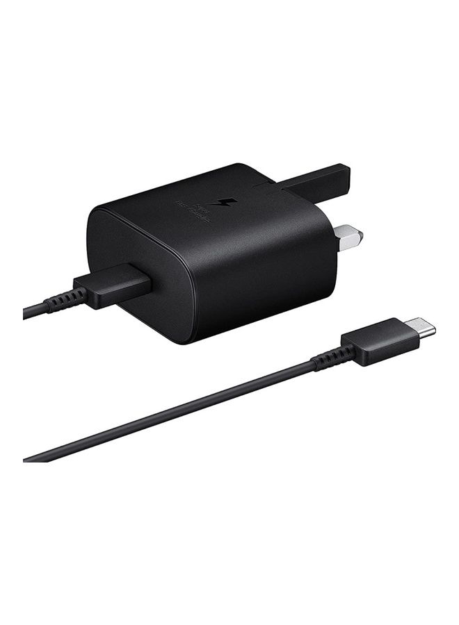 سامسونج المملكة المتحدة 25 واط شاحن أصلي USB نوع C TA800 محول كابل شحن أسرع - Image 3