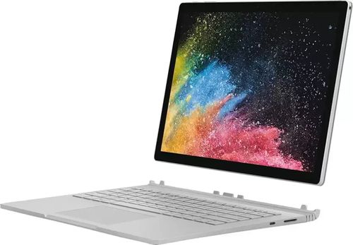 Microsoft - Renewed - Surface Book TouchScreen 2in1 Laptop With 13.5-Inch Display,Intel core i5/7th Gen/8GB DDR4 RAM/256GB SSD/Intel HD Graphics/Windows 10 Pro English Silver - Image 1