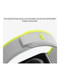 MARGOUN 2Pack for Apple Watch Trail Band 49mm 45mm 44mm 42mm Nylon Woven Sport Strap for iWatch Series Ultra/8/7/SE/6/5/4/3/2/1 Grey  - Image 4