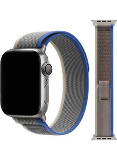 MARGOUN 2Pack for Apple Watch Trail Band 49mm 45mm 44mm 42mm Nylon Woven Sport Strap for iWatch Series Ultra/8/7/SE/6/5/4/3/2/1 Dark Grey  - Image 2