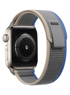 MARGOUN 2Pack for Apple Watch Trail Band 49mm 45mm 44mm 42mm Nylon Woven Sport Strap for iWatch Series Ultra/8/7/SE/6/5/4/3/2/1 Dark Grey  - Image 4