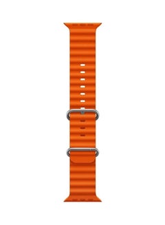 MARGOUN Apple Watch Ocean Band 41mm 40mm 38mm Soft Silicone Loop Strap for iWatch Series 8/7/SE/6/5/4/3/2/1 Orange  - Image 3