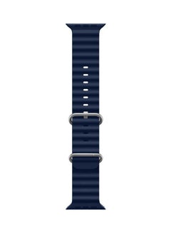 MARGOUN Apple Watch Ocean Band 41mm 40mm 38mm Soft Silicone Loop Strap for iWatch Series 8/7/SE/6/5/4/3/2/1 Dark Blue  - Image 3