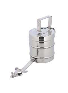 Royalford 2 Layer Stainless Steel Bombay Tiffin Silver 13x21cm  - Image 2