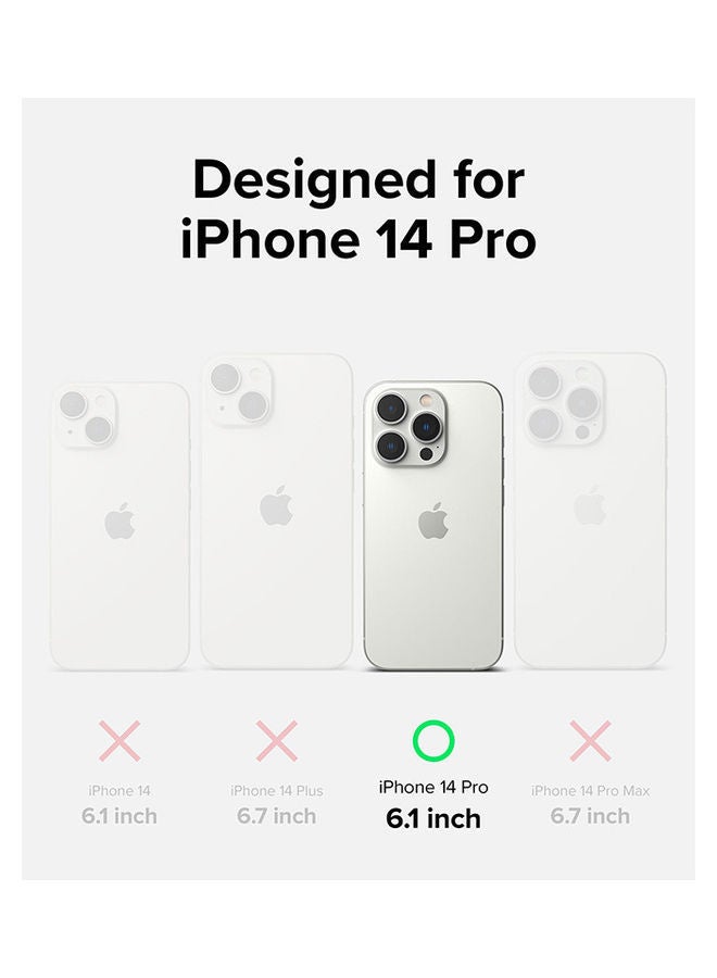 Ringke Silicone Cover For iPhone 14 Pro Case Protective Lightweight Flexible Scratch Resistant Soft Microfiber Full-Body Lavender - Image 2