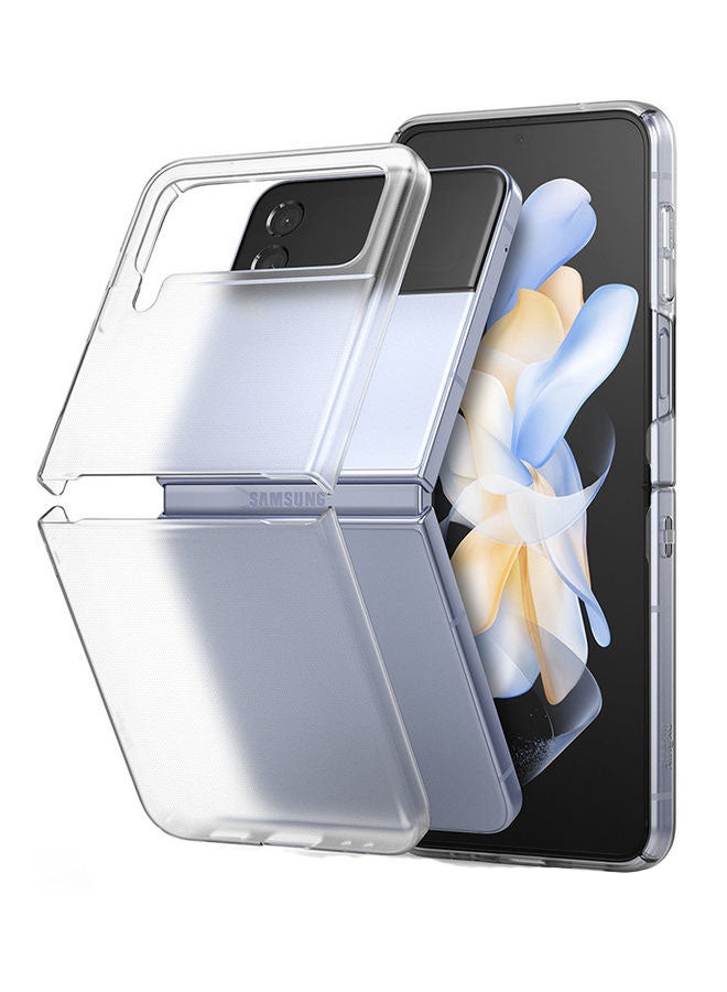 Ringke Slim Cover For Samsung Galaxy Z Flip 4 Case Ultra-Thin Transparent Impact Resistant And Anti Fingerprint Durable Protective Wireless Charging Compatible Matte Clear - Image 1