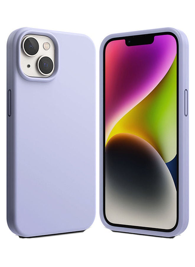 رينجك غطاء سيليكون لجهاز آيفون 14 خفيف الوزن مرن مقاوم للخدوش ناعم من الألياف الدقيقة حماية كاملة للجسم - Image 1