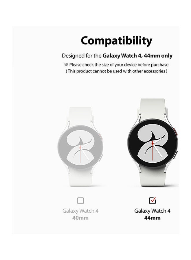 رينجك حماية شاشة جالاكسي ووتش 5 أو 4 44 مم من زجاج الياقوت المقسى 9H مقاوم للخدش تغطيه كاملة - Image 2