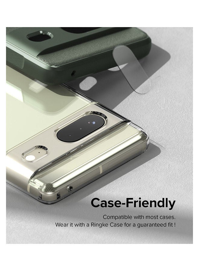 Ringke Pack Of 3 Glass Camera Lens Protector For Google Pixel 7 Hard Tempered Ultra-Thin Case-Friendly Full-Cover Clear - Image 3