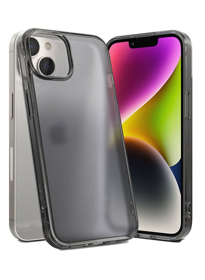 Ringke Fusion Cover For iPhone 14 Plus Case Minimal Yellowing Anti Scratch Hard Clear Back Shockproof TPU Bumper Drop Protection Black - Image 1