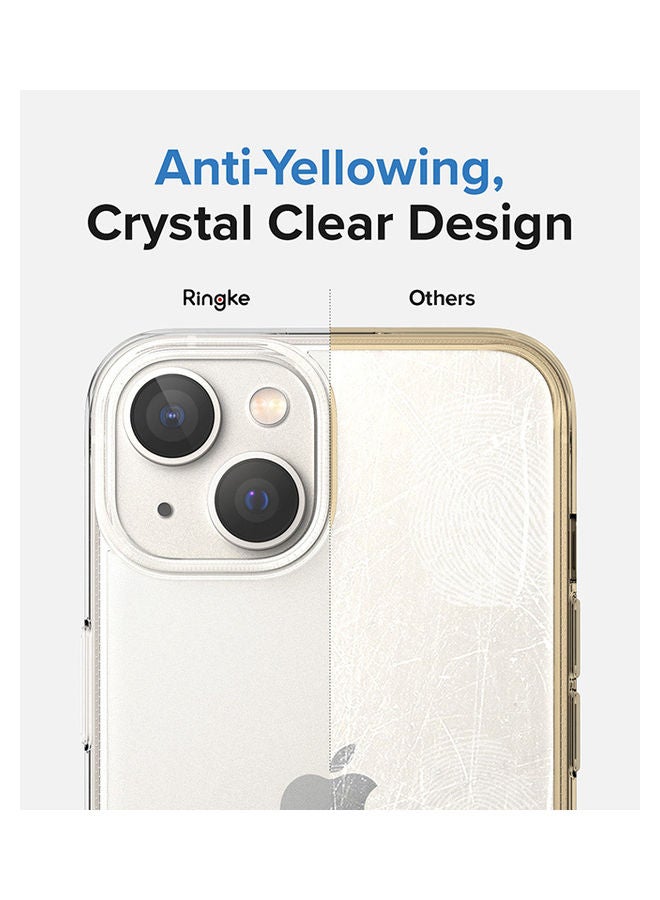 Ringke Fusion Cover For iPhone 14 Plus Case Minimal Yellowing Anti Scratch Hard Clear Back Shockproof TPU Bumper Drop Protection Black - Image 5