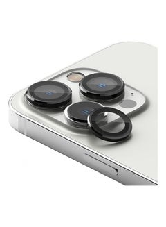 Ringke Camera Lens Frame Glass For iPhone 14 Pro And Pro Max Protector Anti Fingerprint Aluminum Alloy Adhesive Coating Black  - Image 1
