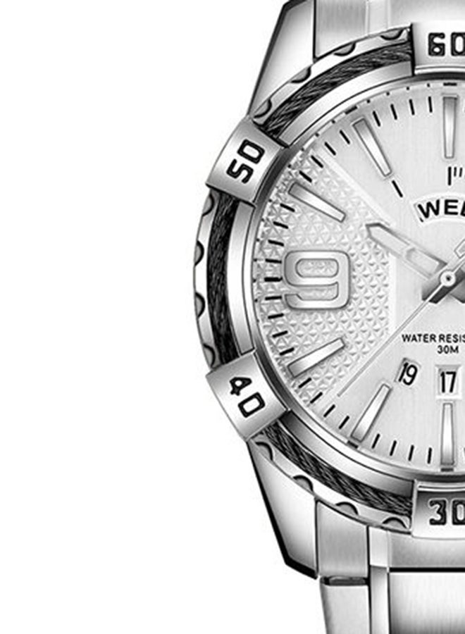 NAVIFORCE Men's Stainless Steel Analog Watch NF9117S S/W - Image 5