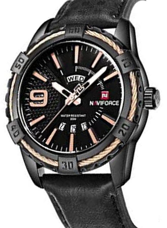 NAVIFORCE - Men's Water Resistant Analog Watch NF9117L B/RG - Image 1