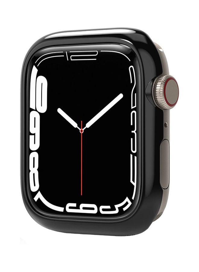 Ringke Bezel Styling For Apple Watch 8 Or 7 45mm Stainless Steel Adhesive Frame Ring Cover Anti Scratch Protection Black  - Image 1
