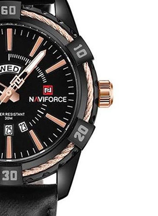 NAVIFORCE - Men's Water Resistant Analog Watch NF9117L B/RG - Image 1