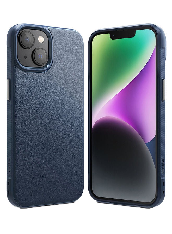 Ringke Onyx Cover For iPhone 14 Plus Case Enhanced Grip Tough Flexible TPU Shockproof Rugged Bumper Drop Protection Phone Cover Navy - Image 1