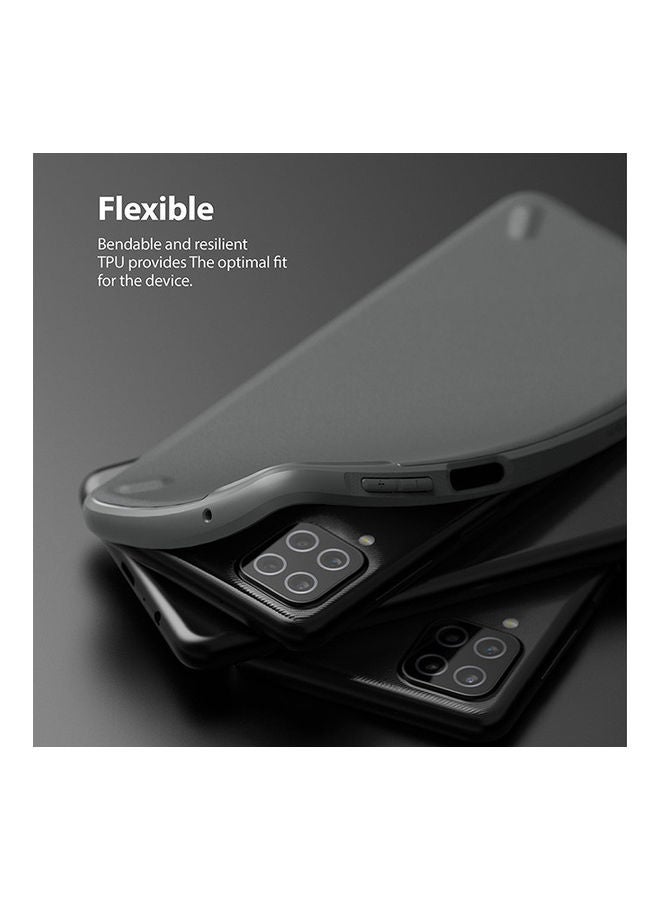 Ringke Onyx Cover For Samsung Galaxy A12 Or A02 Case Enhanced Grip Tough Flexible TPU Shockproof Rugged Bumper Drop Protection Phone Cover Dark Grey - Image 4
