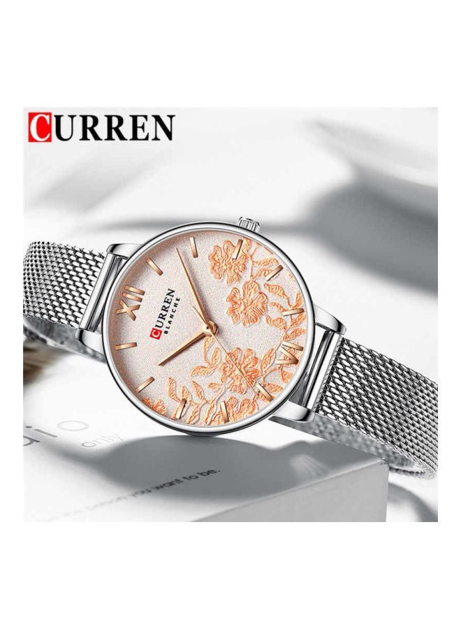 CURREN Women's Water Resistant Analog Watch 9065 - 32 mm - Silver  - Image 2
