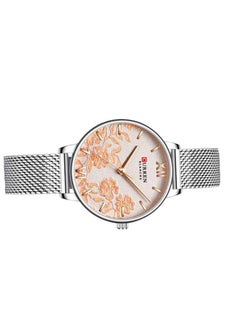 CURREN Women's Water Resistant Analog Watch 9065 - 32 mm - Silver  - Image 5