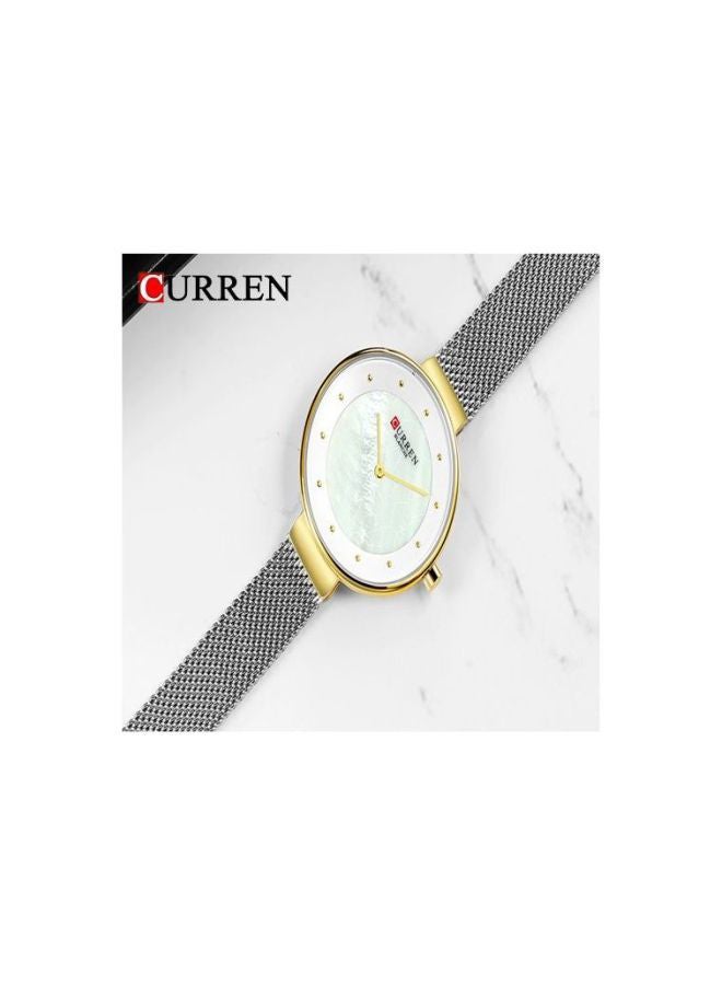 CURREN - Women's Blanche Water Resistant Analog Wrist Watch 9032 - 35 mm -Gold - Image 1