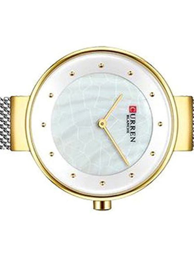 CURREN - Women's Blanche Water Resistant Analog Wrist Watch 9032 - 35 mm -Gold - Image 1