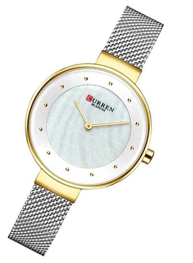 CURREN - Women's Blanche Water Resistant Analog Wrist Watch 9032 - 35 mm -Gold - Image 1