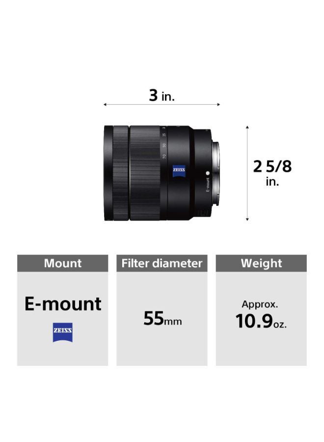 Sony - Sel1670Z Vario-Tessar T E 16-70Mm F4 Za Oss Black Black - Image 1