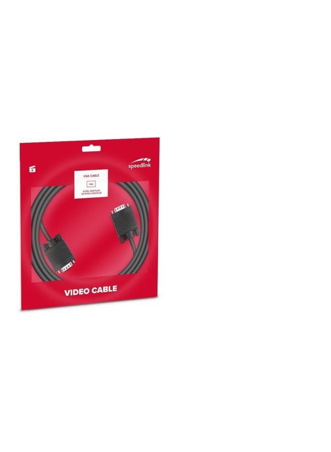 SPEEDLINK VGA Cable Black  - Image 2