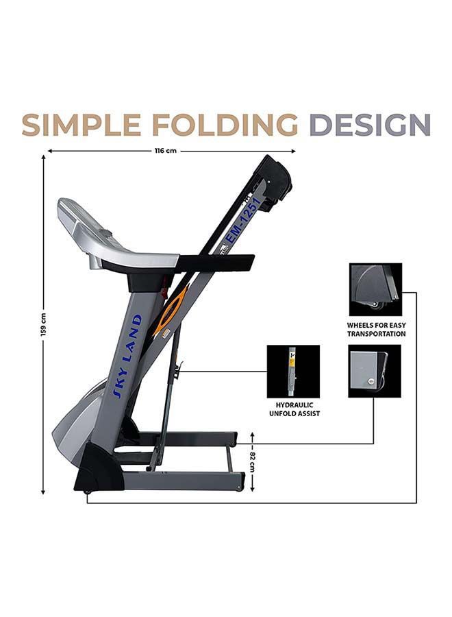 SkyLand - 7HP Peak Foldable Motorized Treadmill With 15% Auto Incline-3-yr Motor & Lifetime Frame Warranty L 189 x W 82 x H 143 cmcm - Image 1