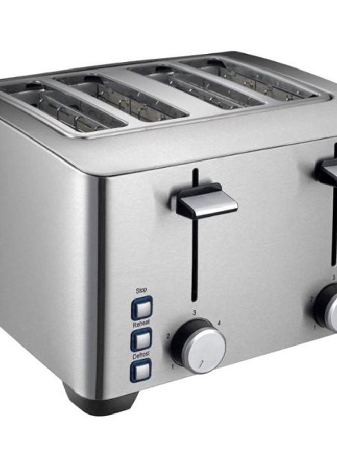 SuperStar - 4-Slice Bread Toaster 1500W 1500.0 W GSS-BT4SS Silver - Image 1