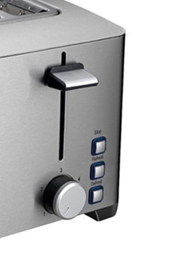 SuperStar - 4-Slice Bread Toaster 1500W 1500.0 W GSS-BT4SS Silver - Image 1