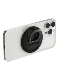 belkin Magsafe Camera Mount For Macbook - Magnetic iPhone Continuity Camera Holder, Transform iPhone To Webcam - Compatible With Macbook Pro, Air, iPhone 15, 14, 13, 12 - Enhanced Stability Ring Grip Black  - Image 2