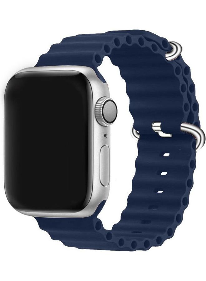 MARGOUN - 3Pack for Apple Watch Band 49mm 45mm 44mm 42mm Alpine Loop Band, Trail Band, Ocean Band Compatible with Apple Watch Ultra/8/7/SE/6/5/4/3/2/1 Dark Blue/Black/Dark Grey - Image 1