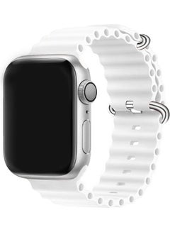 MARGOUN 3Pack for Apple Watch Band 49mm 45mm 44mm 42mm Alpine Loop Band, Trail Band, Ocean Band Compatible with Apple Watch Ultra/8/7/SE/6/5/4/3/2/1 White/Beige/Grey  - Image 4
