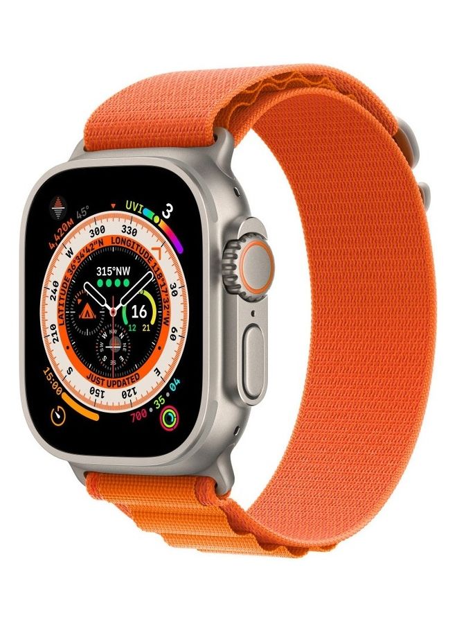 MARGOUN - 3Pack for Apple Watch Band 49mm 45mm 44mm 42mm Alpine Loop Band, Trail Band, Ocean Band Compatible with Apple Watch Ultra/8/7/SE/6/5/4/3/2/1 Red/Orange/Black - Image 1