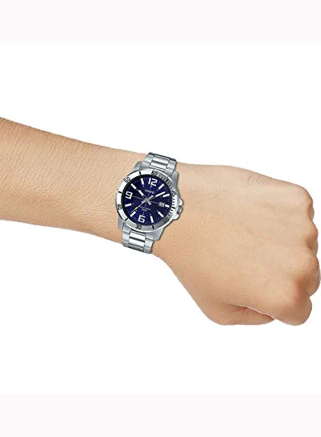 CASIO - Men's Water Resistant Analog Watch MTP-VD01D-2BVUDF - 49 mm - Silver - Image 1