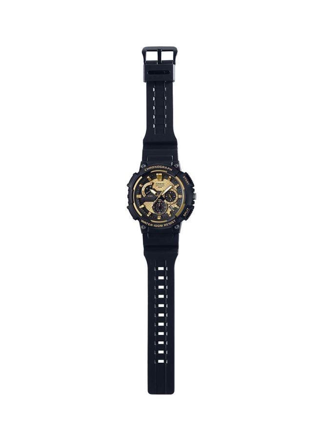 CASIO Men's Water Resistant Chronograph Watch MCW-200H-9AVDF - 53 mm - Black  - Image 4