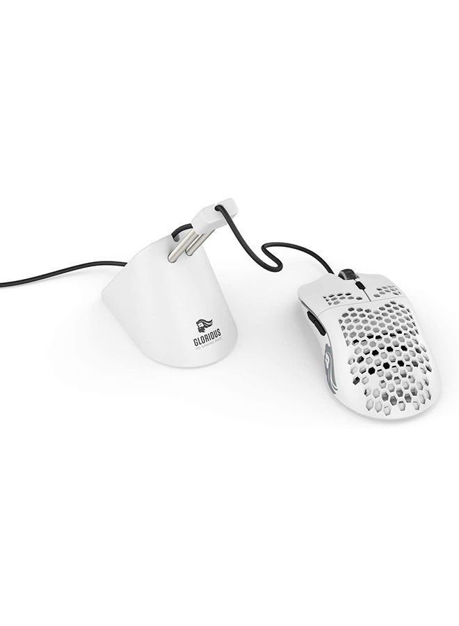 Glorious - Glorious Model O - Minus Wired Gaming Mouse - RGB 58g Superlight Ergonomic Gaming Mouse - Backlit Honeycomb Shell Design Gaming Mice (Matte White) - Image 1