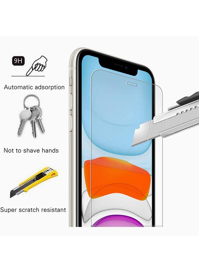 MARGOUN - Tempered Glass Screen Protector For Apple iPhone 11 Clear - Image 1