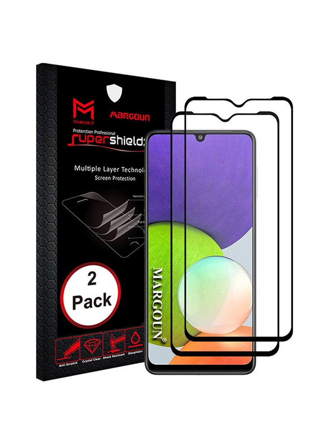 MARGOUN 2-piece Screen Protector HD Tempered Glass for Samsung Galaxy A22  (6.4inch) Clear - Image 1