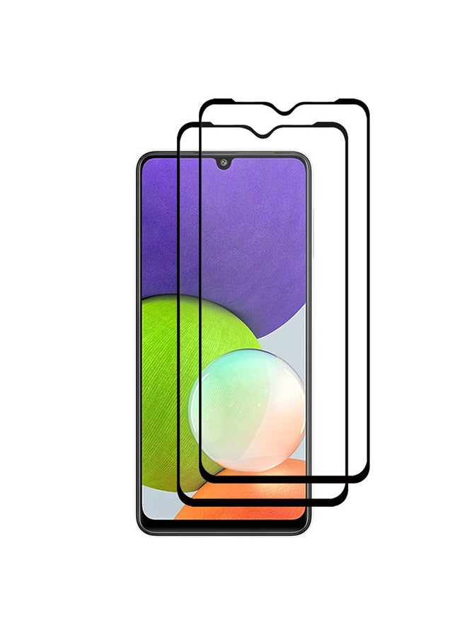 MARGOUN 2-piece Screen Protector HD Tempered Glass for Samsung Galaxy A22  (6.4inch) Clear - Image 3