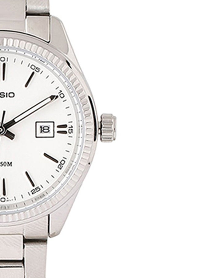كاسيو ساعة انتيسر انالوج LTP-1302D-7A1VDF - 30 ملم - فضي - Image 5
