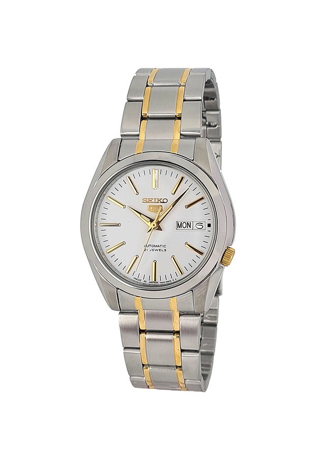 Seiko - Men's Round Shape Stainless Steel Analog Wrist Watch - Silver - SNKL47J1 - Image 1