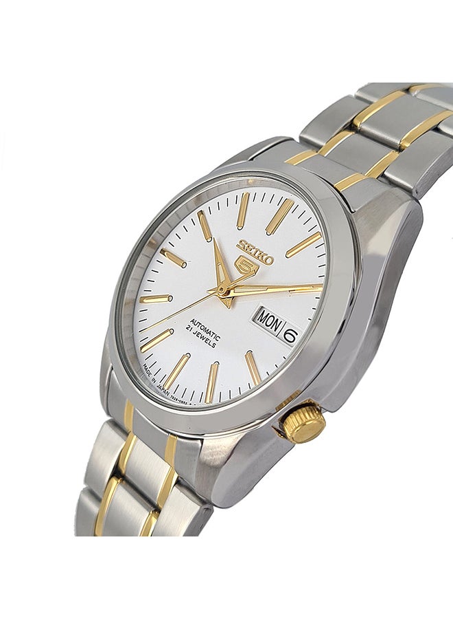 Seiko - Men's Round Shape Stainless Steel Analog Wrist Watch - Silver - SNKL47J1 - Image 1